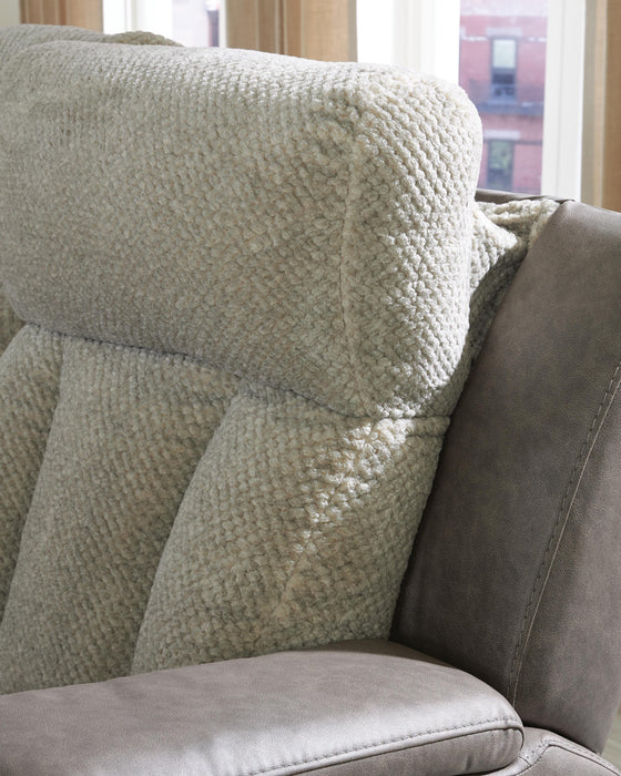WhipLash Power Reclining Loveseat with Console
