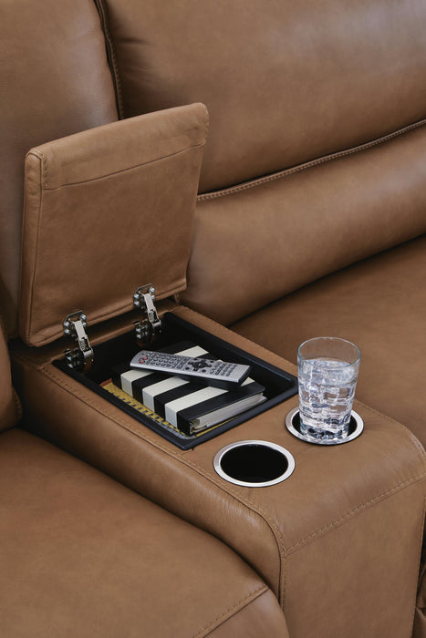 DeepWakes Power Reclining Sectional with Chaise