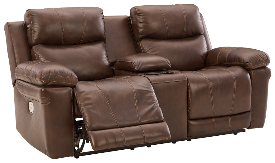 Edmar PWR REC Loveseat/CON/ADJ HDRST