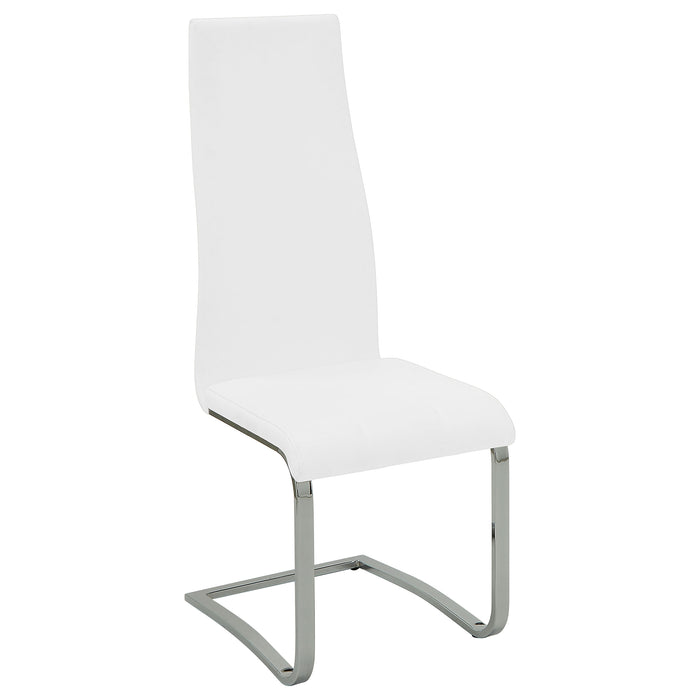 Montclair Upholstered Dining Side Chair White (Set of 4)