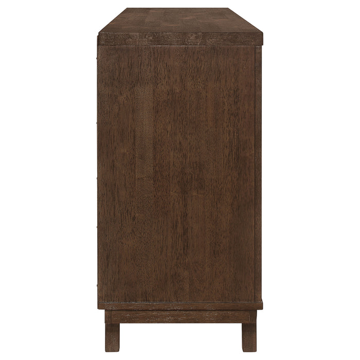 Reynolds 2-door Sideboard Buffet Storage Cabinet Brown Oak