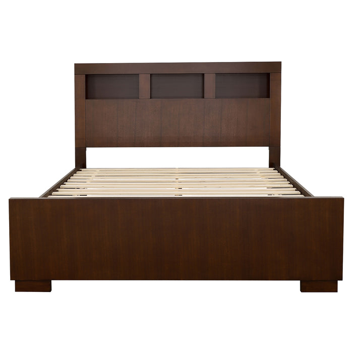 Jessica 4-piece California King Bedroom Set Cappuccino