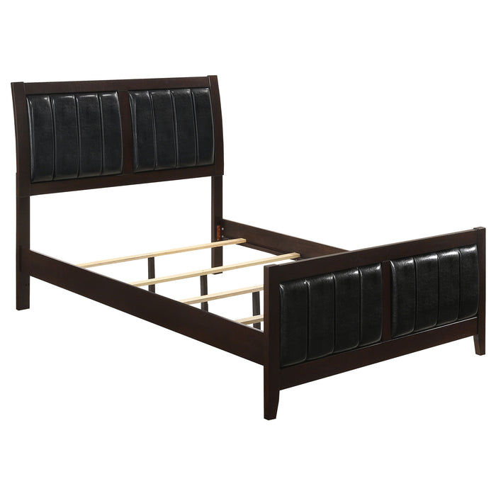 Carlton 5-piece Eastern King Bedroom Set Cappuccino