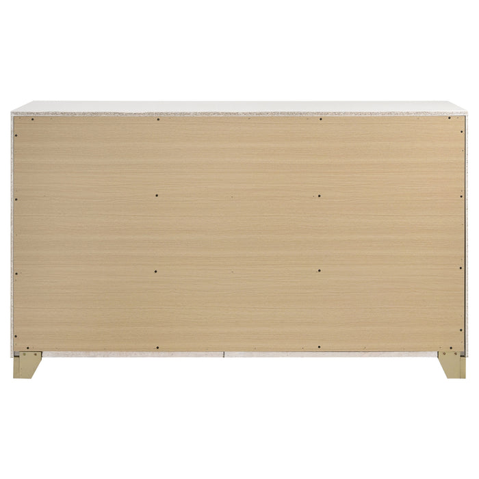 Caraway 6-drawer Dresser White