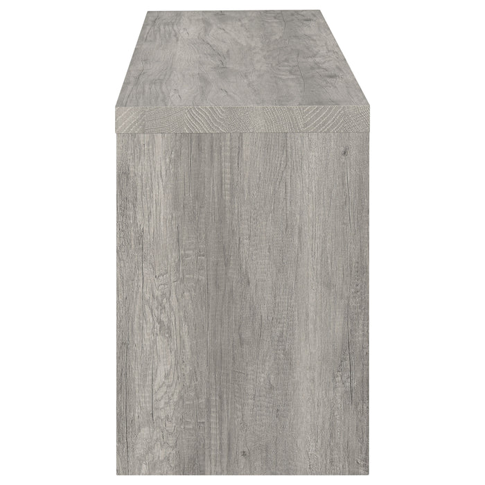 Burke 2-drawer Engineered Wood 59" TV Stand Grey Driftwood