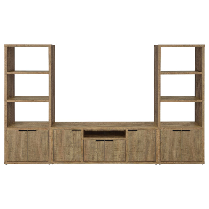 Tabby 4-door Engineered Wood 60" TV Stand Mango