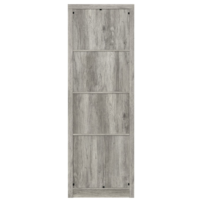 Burke 3-shelf Engineered Wood Media Tower Grey Driftwood