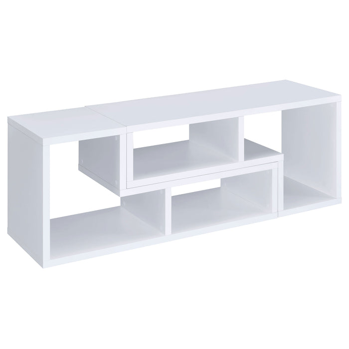 Velma Multipurpose TV Stand and Bookshelf White