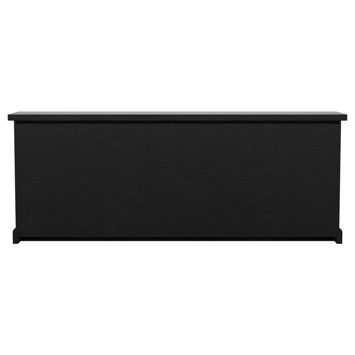 Florence 4-door Dining Sideboard Buffet Distressed Black