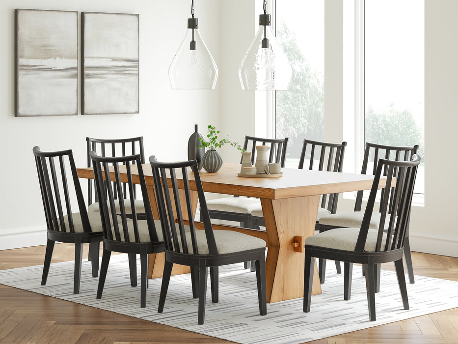 Galliden Dining Table and 8 Chairs