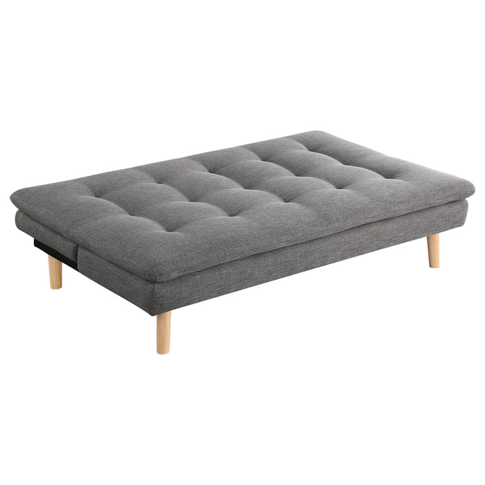 Scout Upholstered Tufted Convertible Sofa Bed Grey