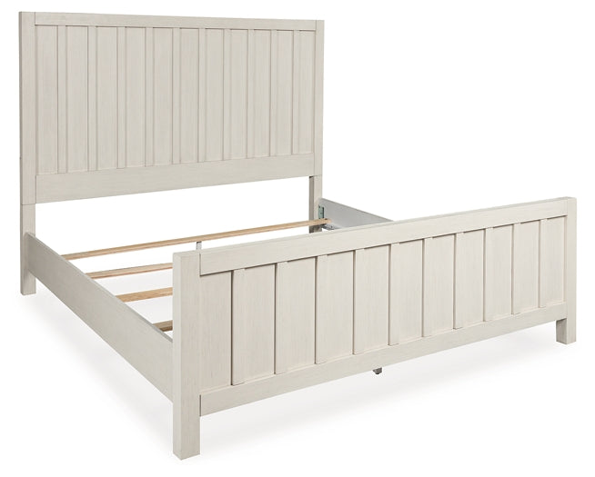 Shaybrock California King Panel Bed with Dresser