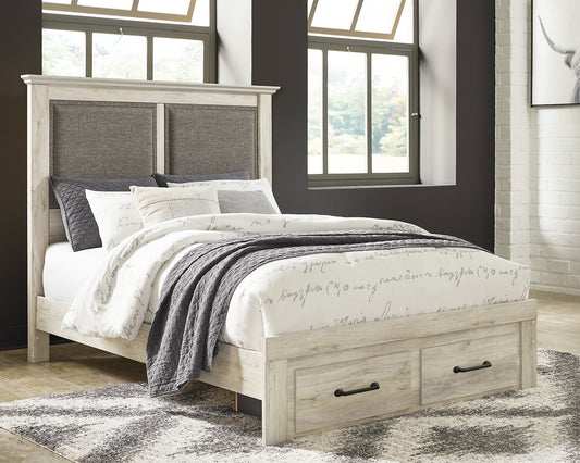 Cambeck Queen Upholstered Panel Storage Bed