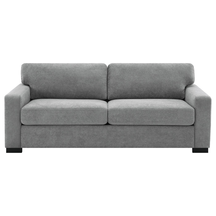 Simpson Upholstered Sofa Sleeper with Queen Mattress Grey