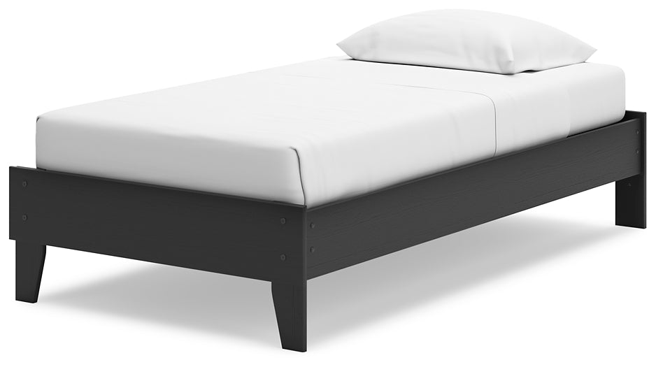 Socalle Twin Platform Bed with Dresser and Nightstand