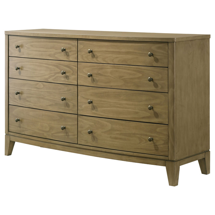 Granada 8-drawer Dresser Cabinet Natural Pine