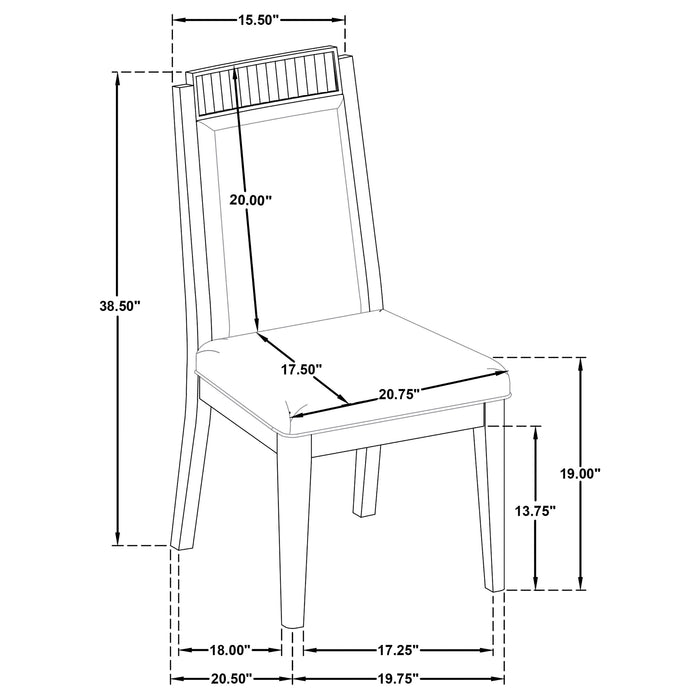 Brookmead 5-piece Extension Leaf Dining Table Set Black