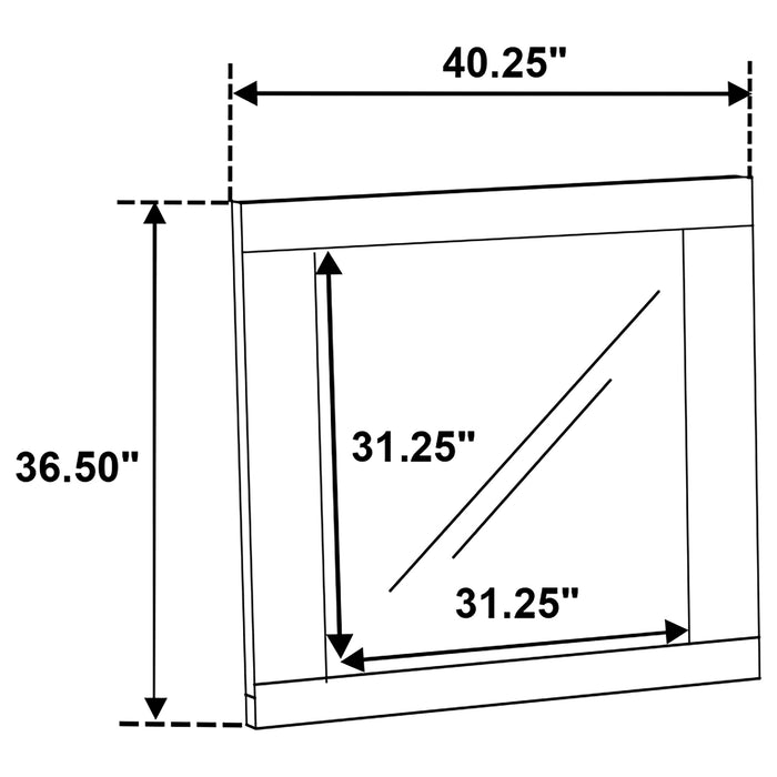 Hyland Dresser Mirror Natural