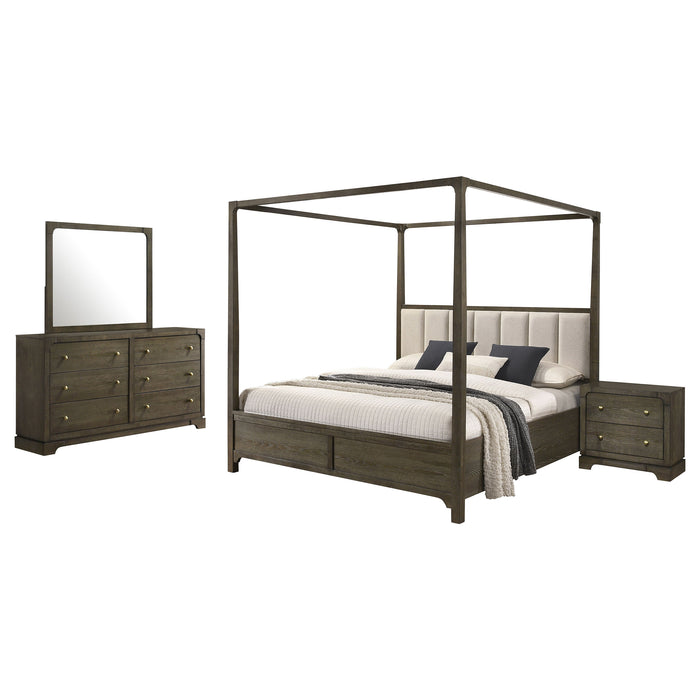 Gran Park 4-piece California King Bedroom Set Dark Cocoa