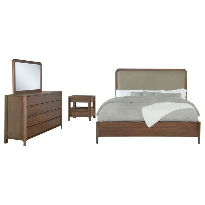 Maderia 4-piece Queen Bedroom Set Walnut