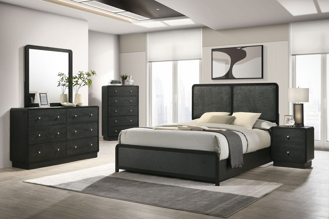 Cavelle 6-drawer Dresser Cabinet Black