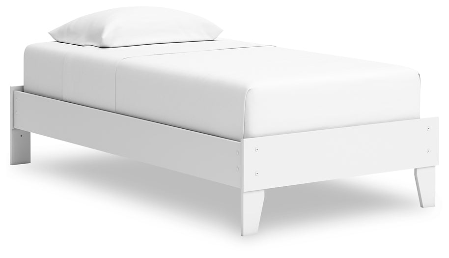 Hallityn Twin Platform Bed with Nightstand