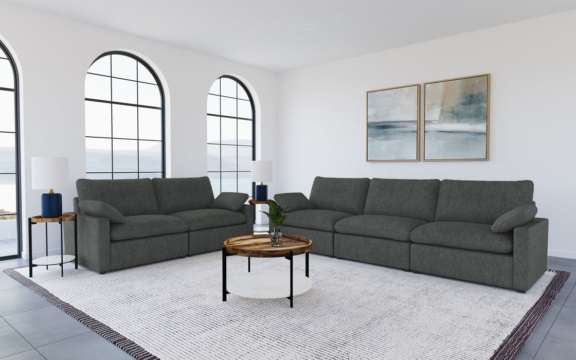 Collins Modular Power Sofa Dark Grey