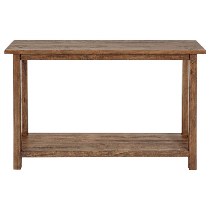 Payne Wood Entryway Sofa Console Table Distressed Brown