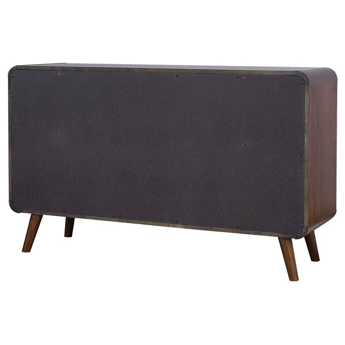 Robyn 6-drawer Dresser Dark Walnut