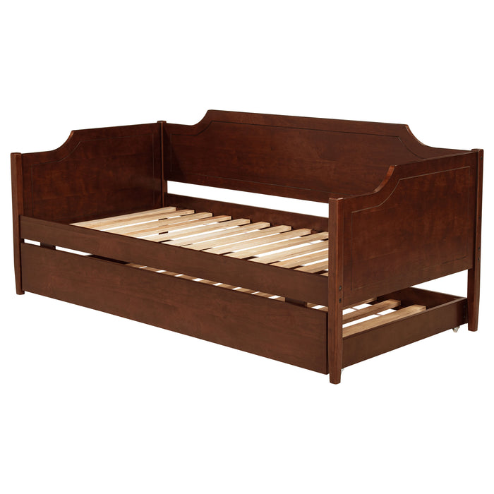 Redding Wood Twin Daybed With Trundle Cherry