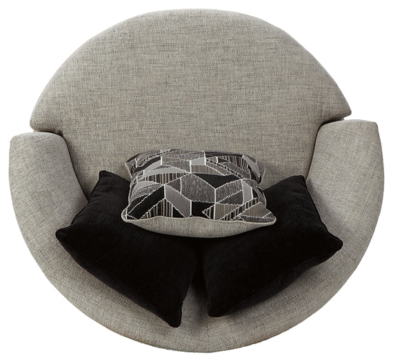 Megginson Oversized Round Swivel Chair