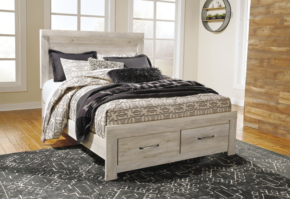 Bellaby  Platform Bed With 2 Storage Drawers With Mirrored Dresser And 2 Nightstands