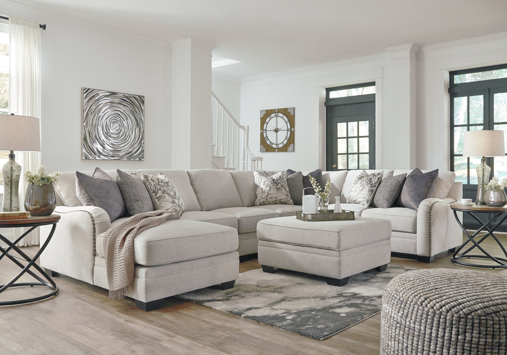 Dellara 5-Piece Sectional with Ottoman