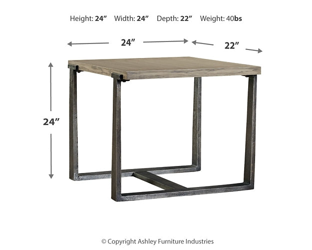 Dalenville Rectangular End Table