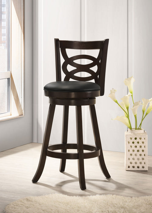 Calecita Wood Swivel Bar Stool Cappuccino (Set of 2)