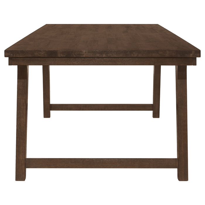 Reynolds Rectangular 79-inch Wood Dining Table Brown Oak