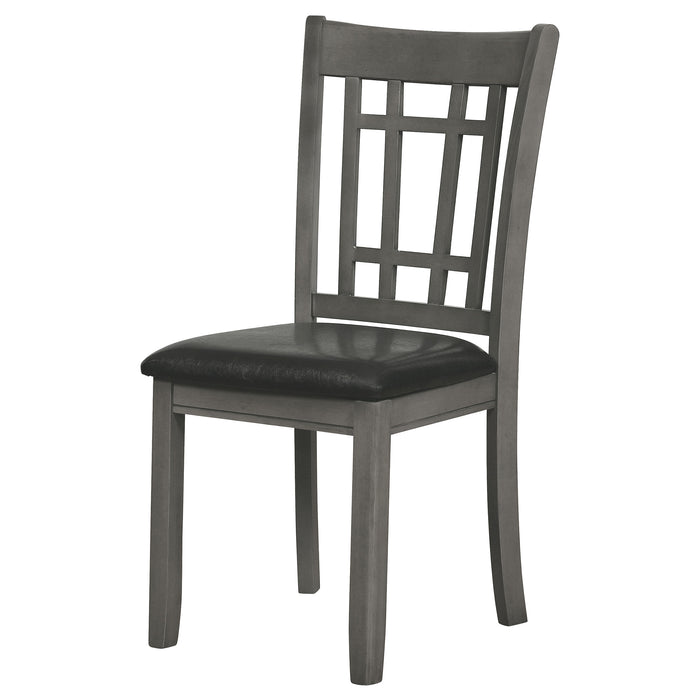 Lavon Wood Dining Side Chair Medium Grey (Set of 2)