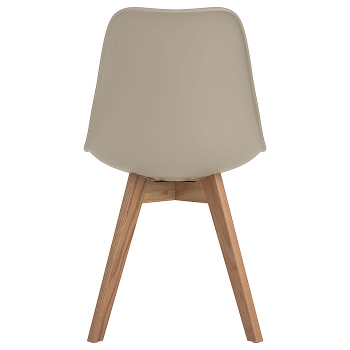 Caballo Polypropylene Dining Side Chair Tan (Set of 2)