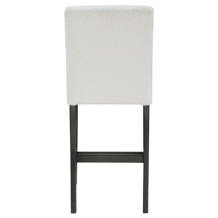 Alba Boucle Upholstered Counter Chair White (Set of 2)