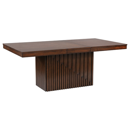 Briarwood 77-inch Extension Leaf Dining Table Mango Oak