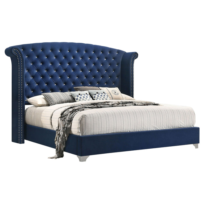 Melody 4-piece Queen Bedroom Set Pacific Blue