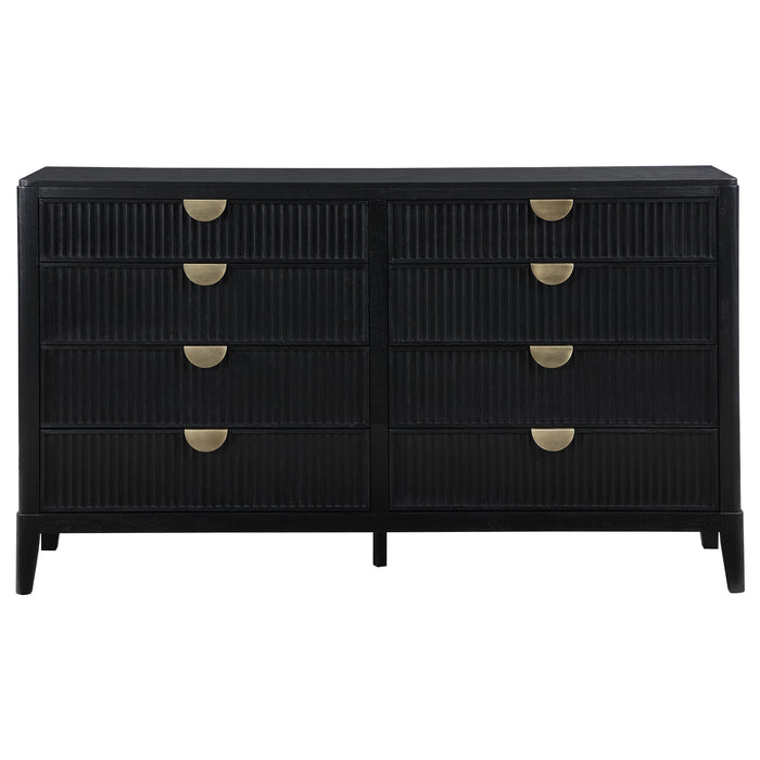 Brookmead 8-drawer Dresser Black