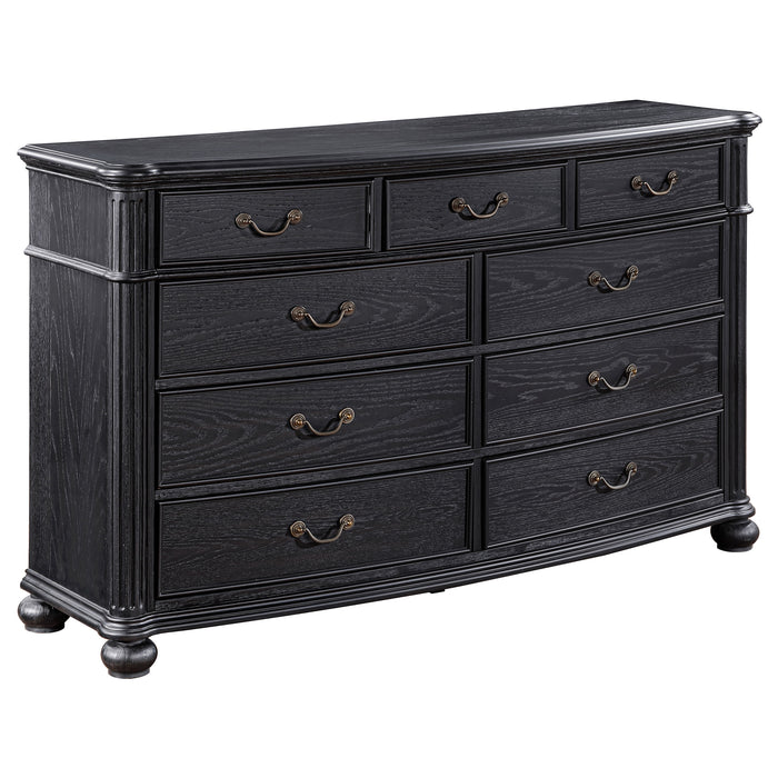 Celina 9-drawer Dresser Black