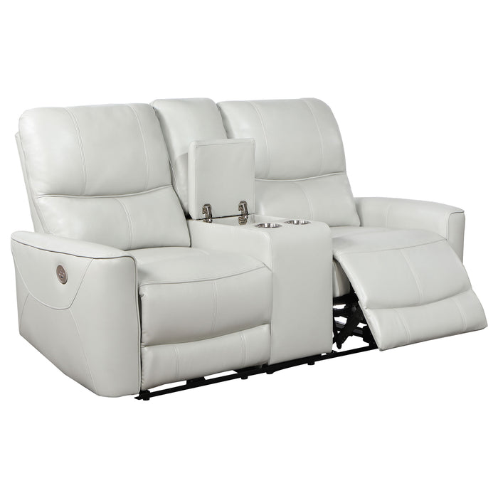 Greenfield 2-piece Power Reclining Sofa Set Dove Grey