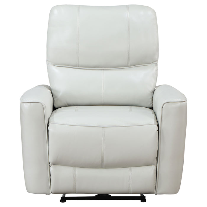 Greenfield Upholstered Power Recliner Chair Dove Grey