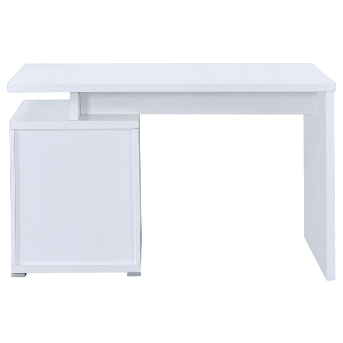 Irving 47-inch 2-drawer Office Computer Desk White