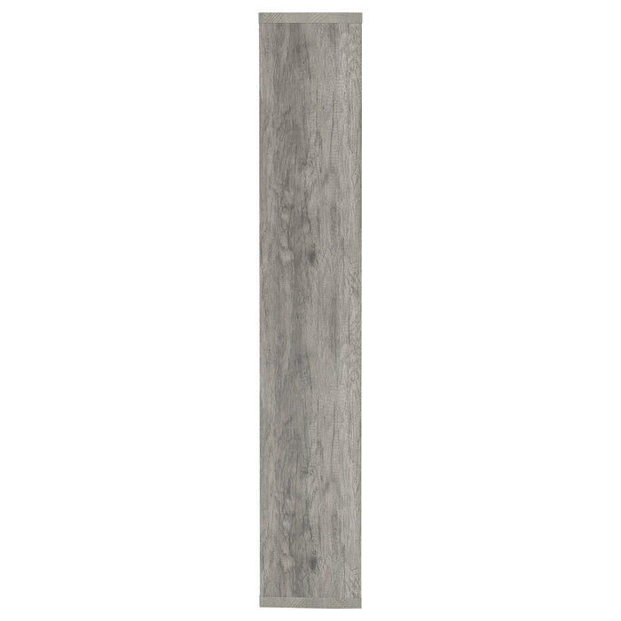 Theo 71-inch 6-shelf Bookshelf Grey Driftwood