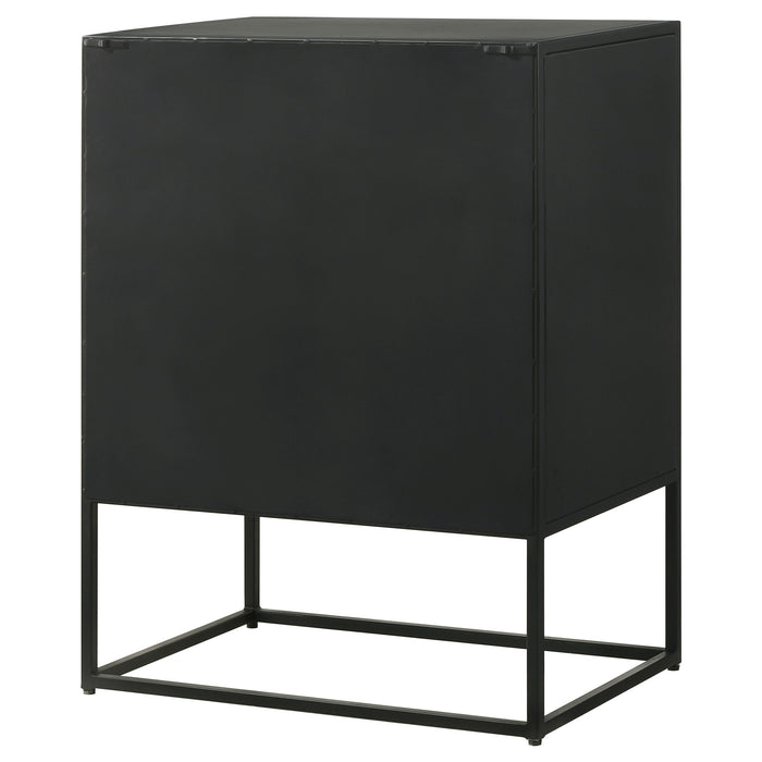 Alcoa 3-drawer Multi-Purpose Tall Accent Cabinet Black